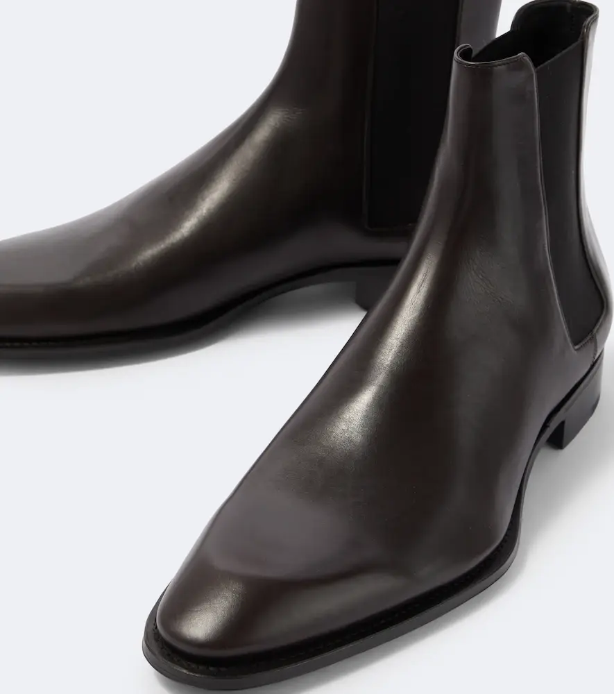 Saint Laurent Aurelien leather Chelsea boots | Thumbnail 5 Saint Laurent Aurelien leather Chelsea boots | Thumbnail 5