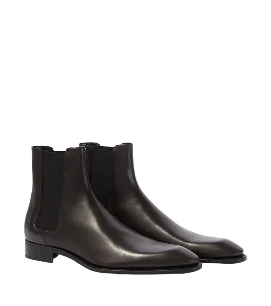 Saint Laurent Aurelien leather Chelsea boots | Image 1 Saint Laurent Aurelien leather Chelsea boots | Image 1