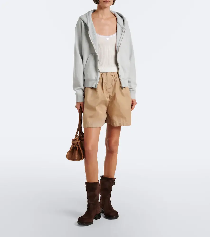 Prada Shard suede biker boots | Thumbnail 6 Prada Shard suede biker boots | Thumbnail 6