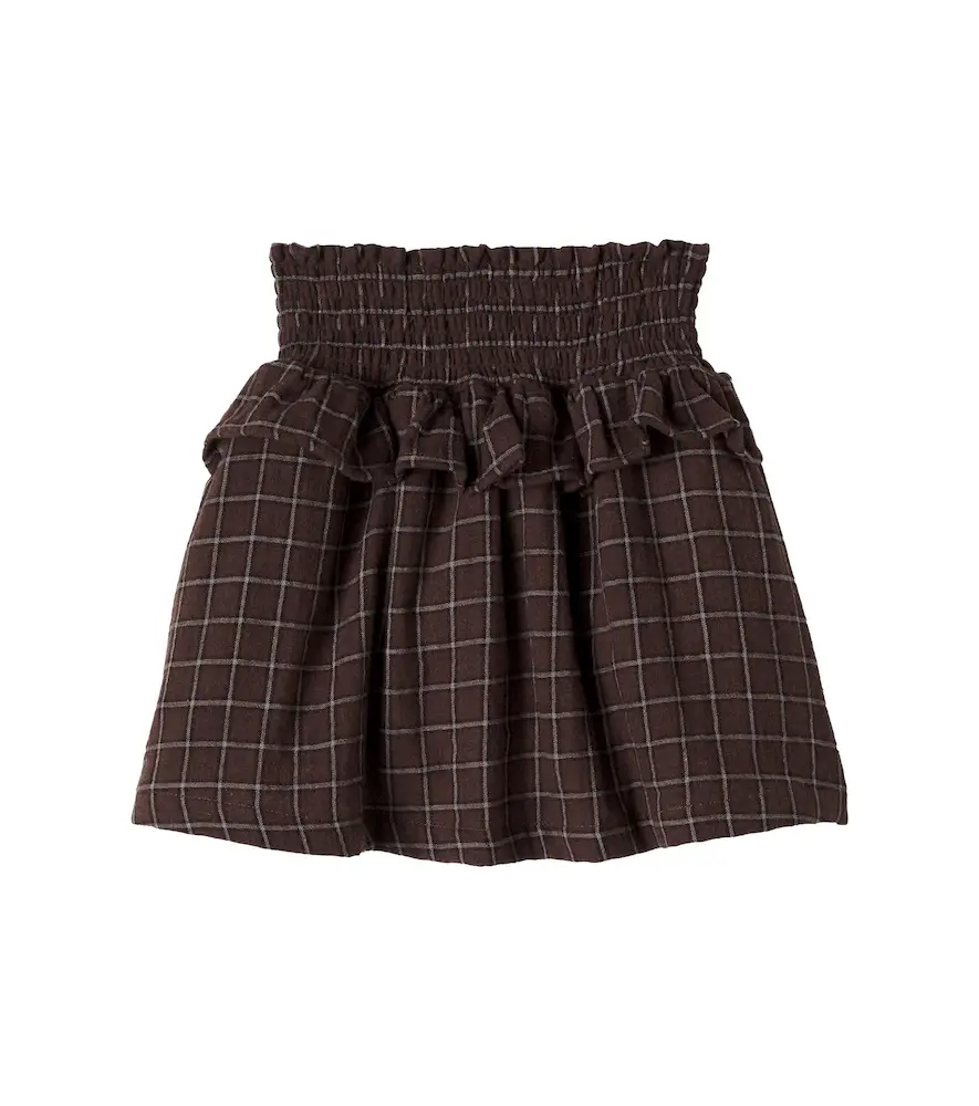 Cozmo Baia checked cotton flannel skirt | Image 1 Cozmo Baia checked cotton flannel skirt | Image 1