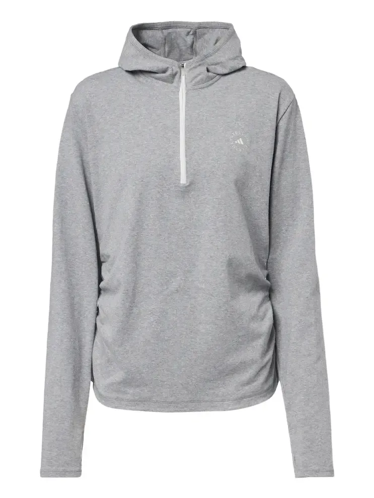 Logo jersey half-zip hoodie Logo jersey half-zip hoodie