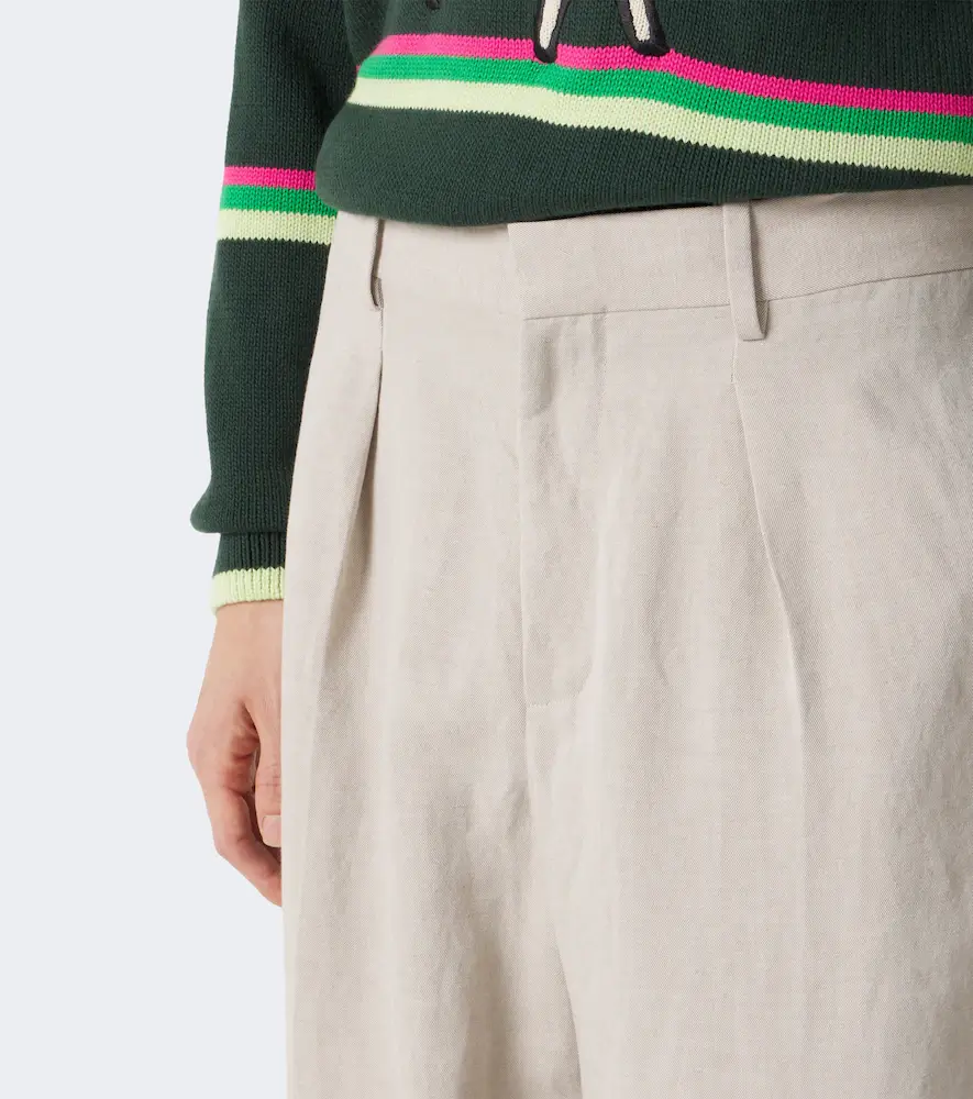 JW Anderson Linen-blend wide-leg pants | Thumbnail 4 JW Anderson Linen-blend wide-leg pants | Thumbnail 4