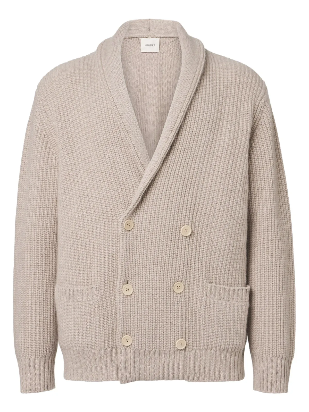 Lyle double-breasted cashmere cardigan Lyle double-breasted cashmere cardigan