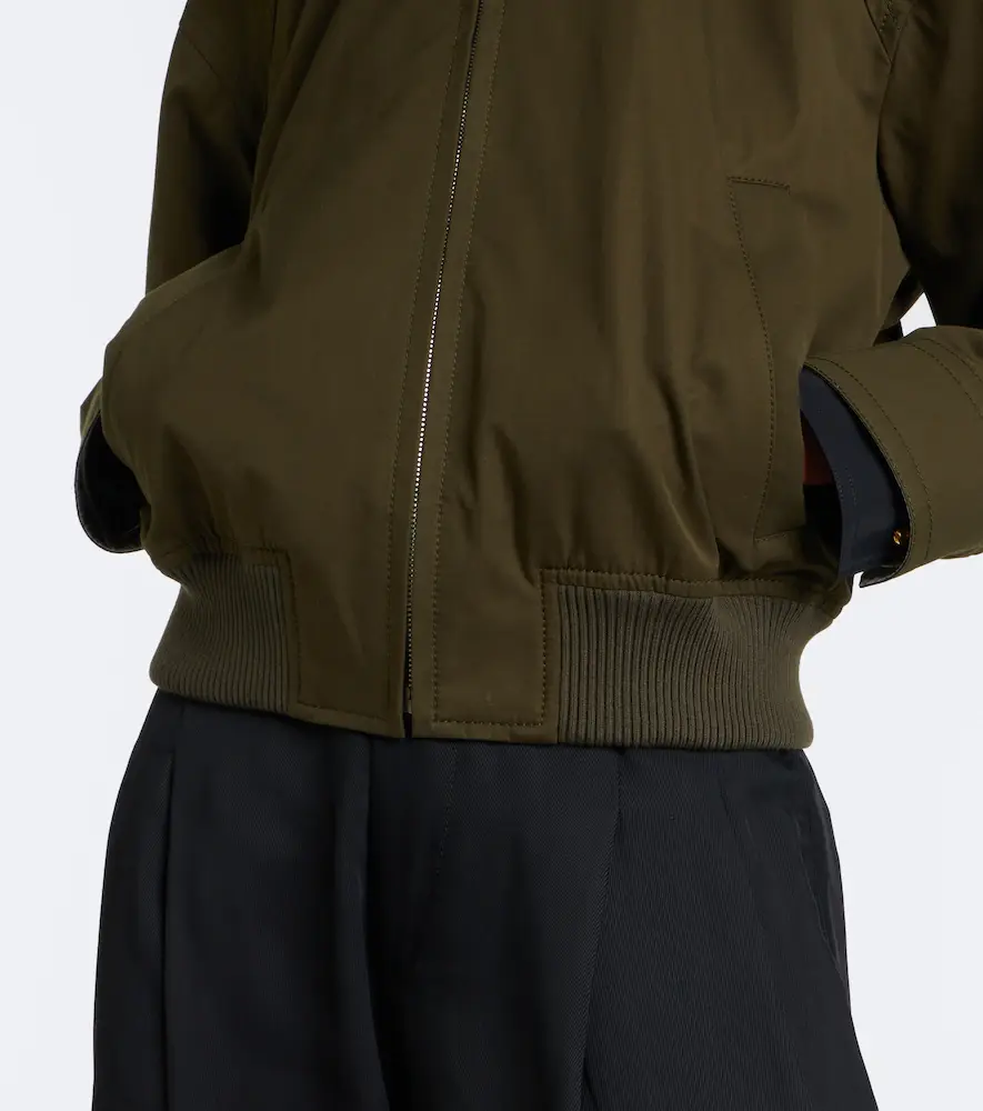 Bottega Veneta Intrecciato cotton blouson jacket | Thumbnail 6 Bottega Veneta Intrecciato cotton blouson jacket | Thumbnail 6