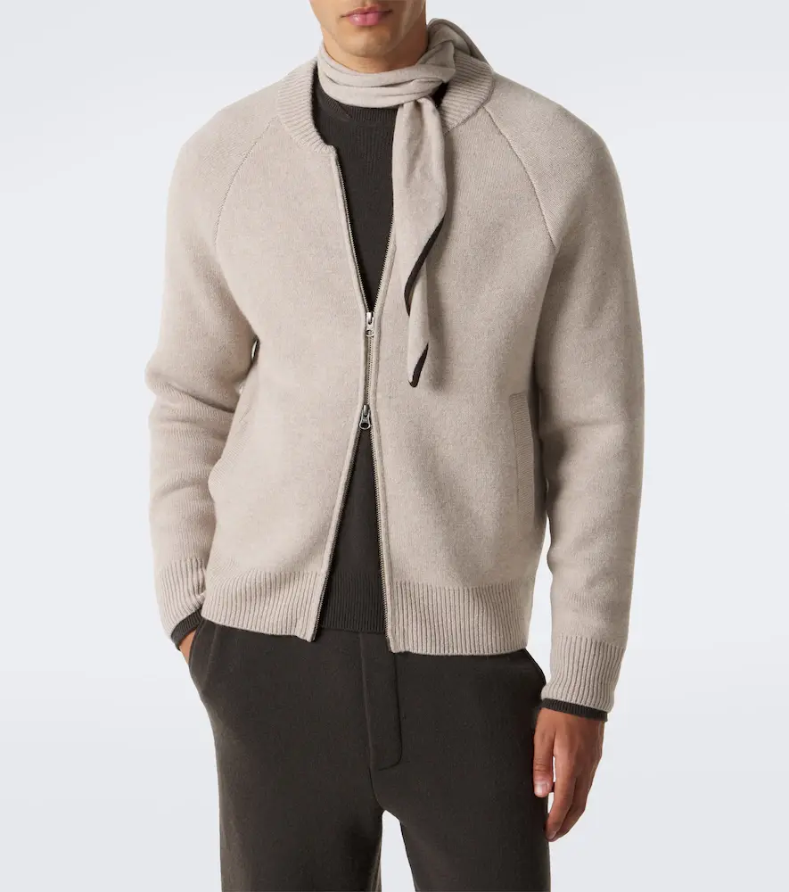 Lisa Yang Fionn cashmere zip-up cardigan | Thumbnail 2 Lisa Yang Fionn cashmere zip-up cardigan | Thumbnail 2