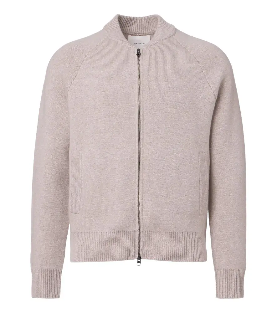 Lisa Yang Fionn cashmere zip-up cardigan | Image 1 Lisa Yang Fionn cashmere zip-up cardigan | Image 1
