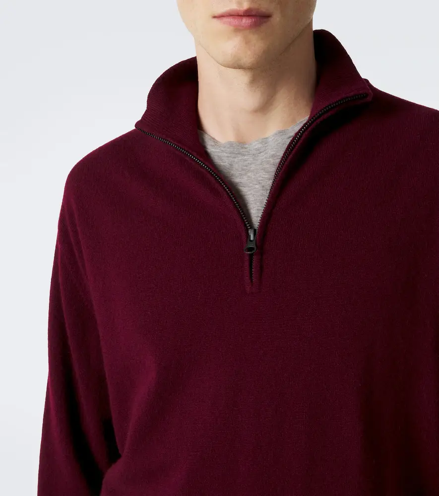 Lisa Yang Augustus cashmere half-zip sweater | Thumbnail 4 Lisa Yang Augustus cashmere half-zip sweater | Thumbnail 4