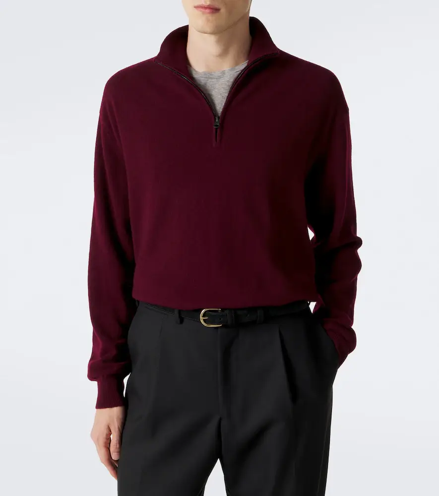 Lisa Yang Augustus cashmere half-zip sweater | Thumbnail 5 Lisa Yang Augustus cashmere half-zip sweater | Thumbnail 5