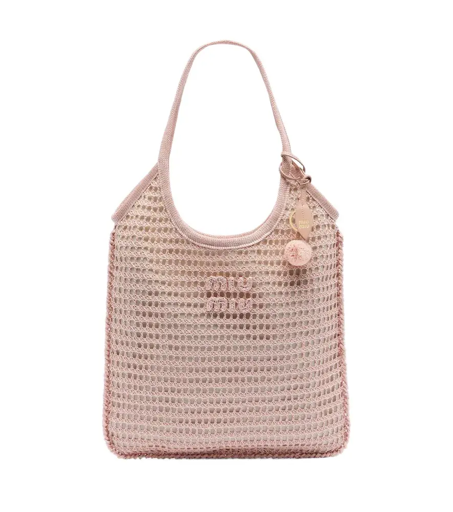 Miu Miu Ivy crochet shopper | Image 1 Miu Miu Ivy crochet shopper | Image 1