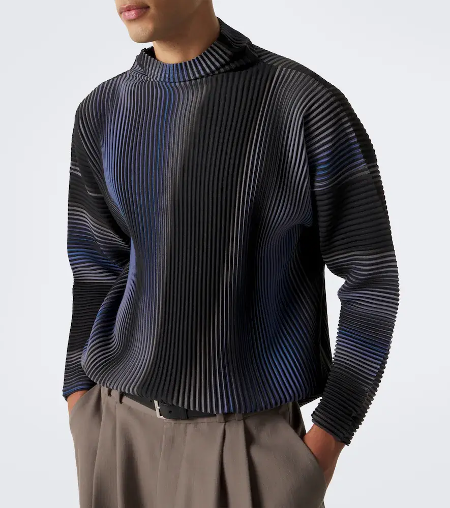 Homme Plissé Issey Miyake Homme Plissé Issey Miyake Blend of Lights pleated printed top | Thumbnail 4 Homme Plissé Issey Miyake Homme Plissé Issey Miyake Blend of Lights pleated printed top | Thumbnail 4