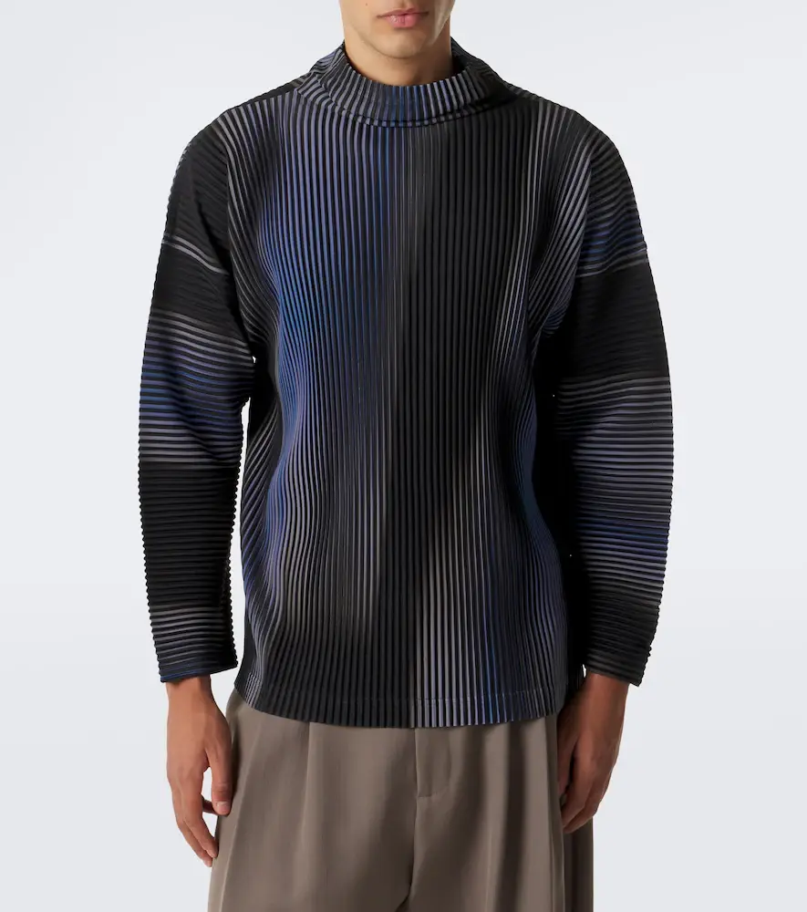 Homme Plissé Issey Miyake Homme Plissé Issey Miyake Blend of Lights pleated printed top | Thumbnail 6 Homme Plissé Issey Miyake Homme Plissé Issey Miyake Blend of Lights pleated printed top | Thumbnail 6