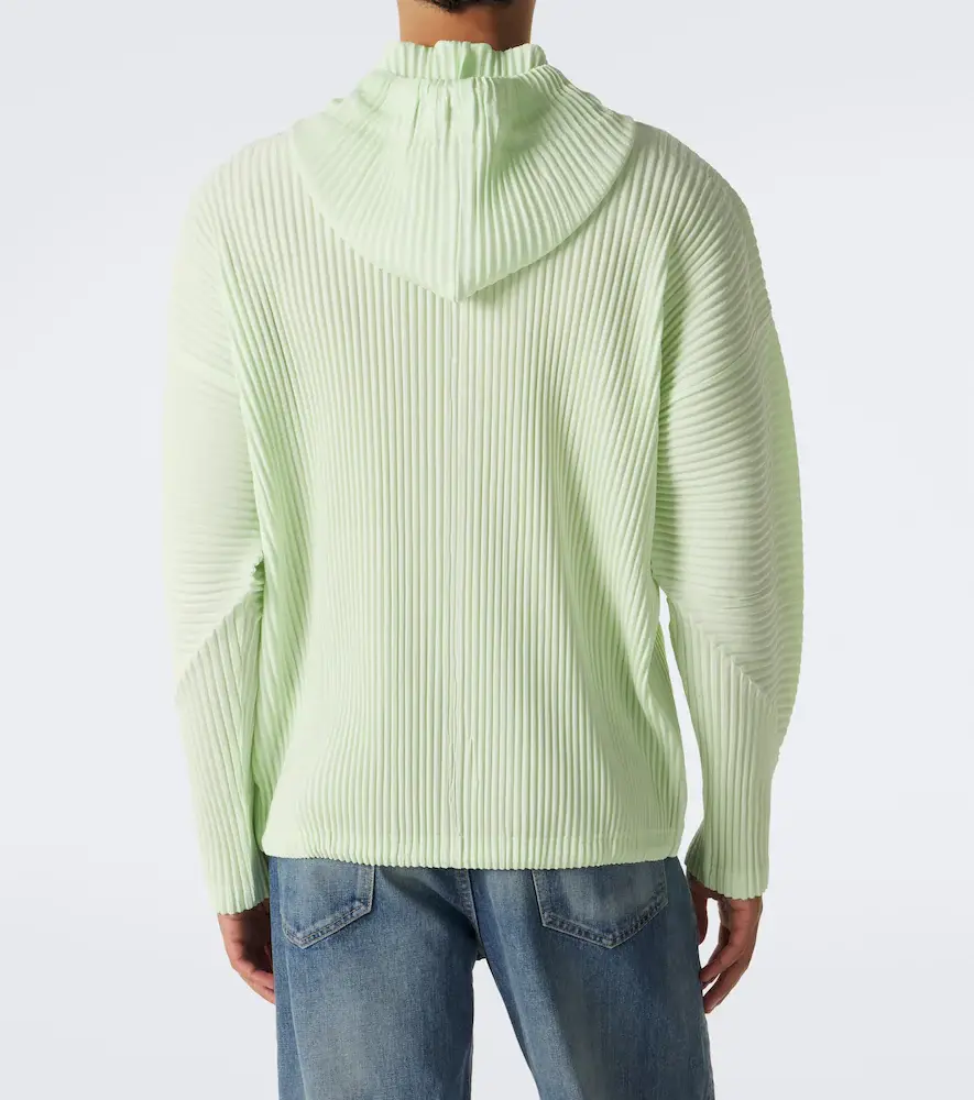 Homme Plissé Issey Miyake Homme Plissé Issey Miyake Monthly Colors: July zip-up hoodie | Thumbnail 4