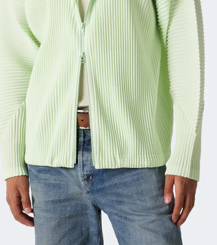 Homme Plissé Issey Miyake Homme Plissé Issey Miyake Monthly Colors: July zip-up hoodie | Thumbnail 6