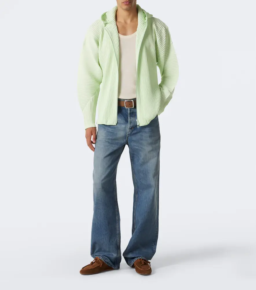 Homme Plissé Issey Miyake Homme Plissé Issey Miyake Monthly Colors: July zip-up hoodie | Thumbnail 7
