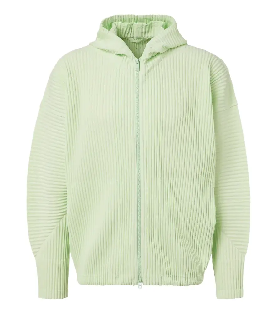 Homme Plissé Issey Miyake Homme Plissé Issey iyake onthly Colors: July zip-up hoodie | Image 1 Homme Plissé Issey Miyake Homme Plissé Issey iyake onthly Colors: July zip-up hoodie | Image 1