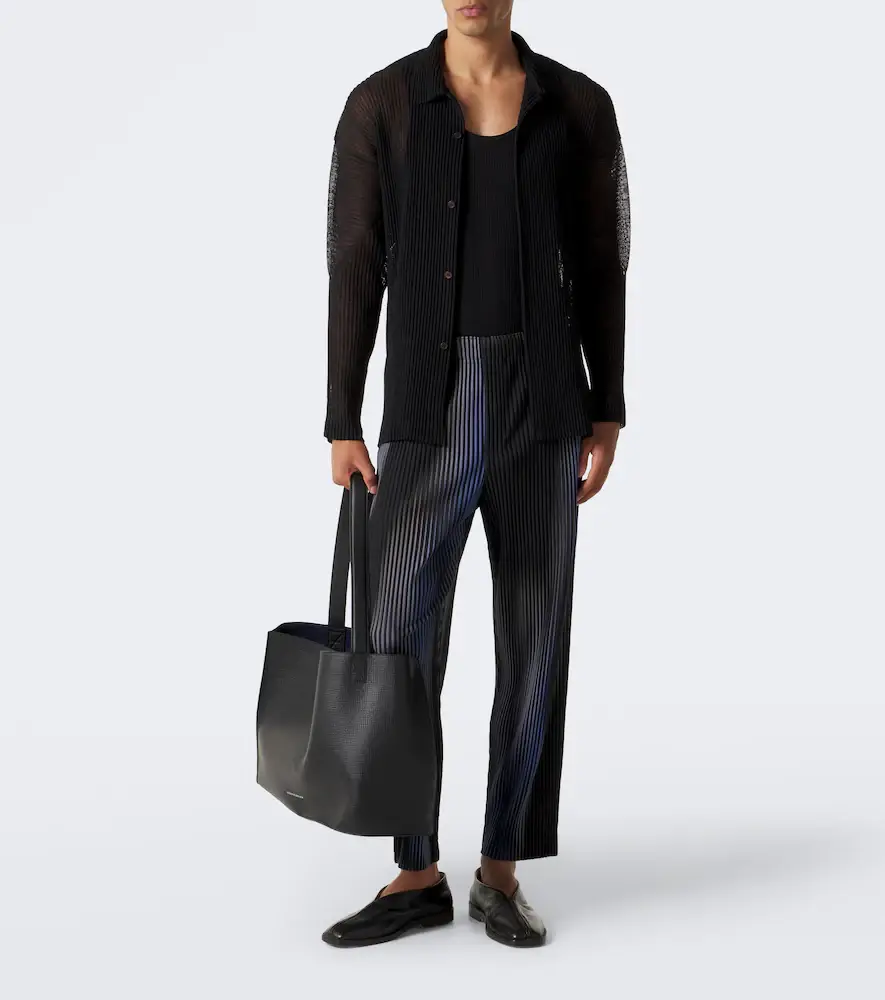 Homme Plissé Issey Miyake Homme Plissé Issey Miyake Blend of Lights pleated straight pants | Thumbnail 4 Homme Plissé Issey Miyake Homme Plissé Issey Miyake Blend of Lights pleated straight pants | Thumbnail 4