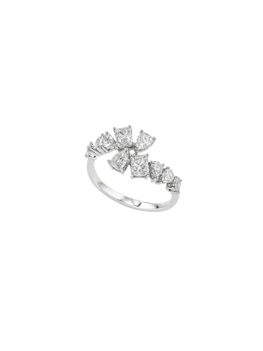 Wish Fine Jewelry 1.64ct Diamond 18K Gold Multi Shape Bypass Ring | Thumbnail 3 Wish Fine Jewelry 1.64ct Diamond 18K Gold Multi Shape Bypass Ring | Thumbnail 3
