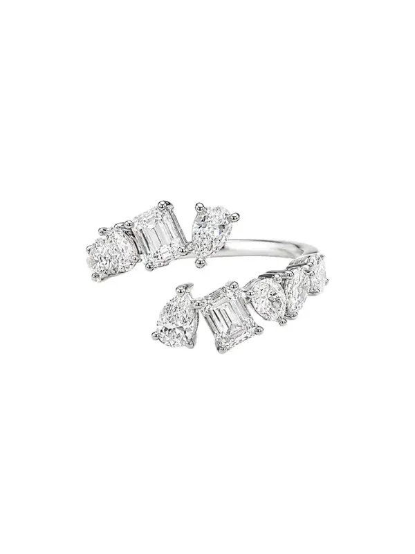 1.64ct Diamond 18K Gold Multi Shape Bypass Ring 1.64ct Diamond 18K Gold Multi Shape Bypass Ring