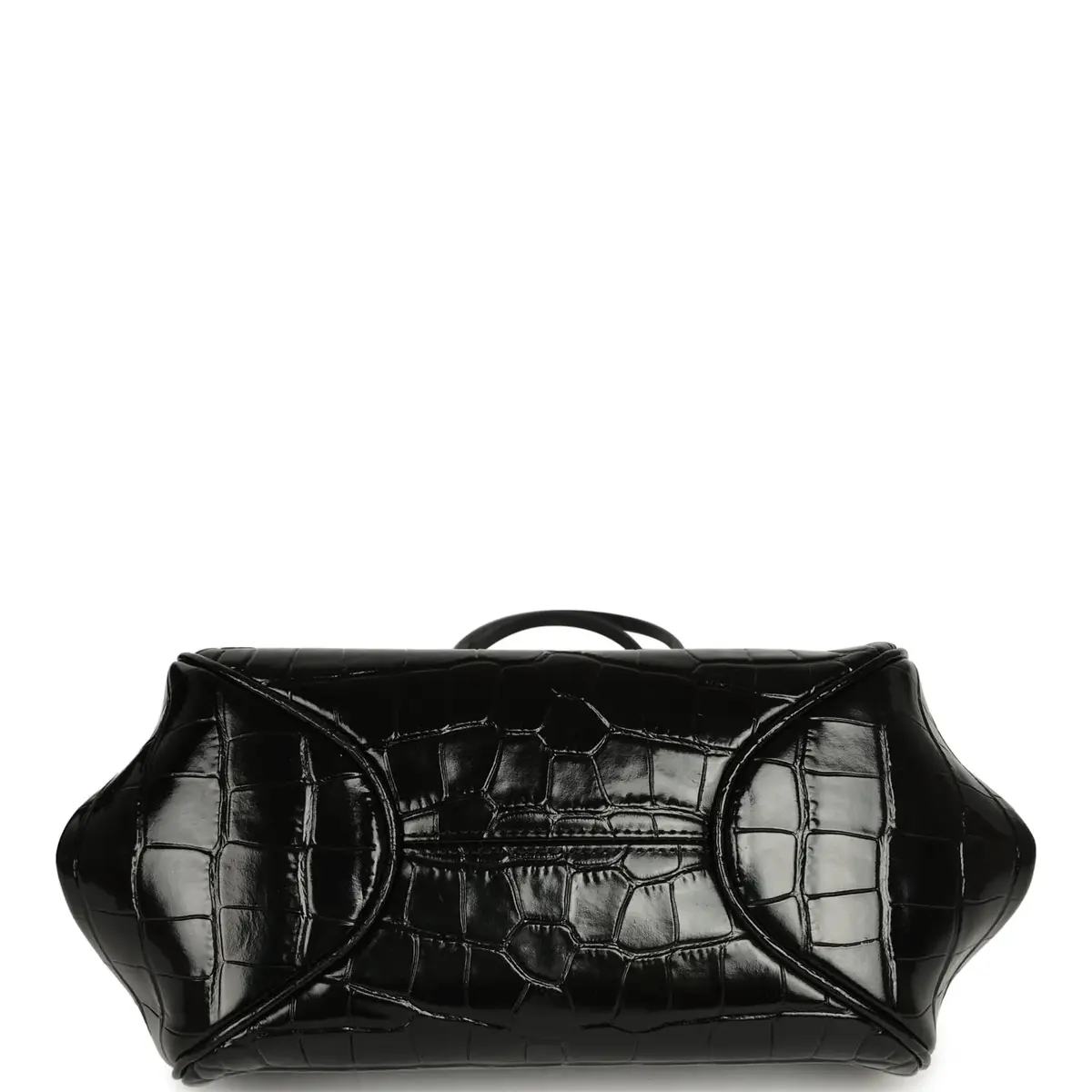 Chanel Chanel Clutch Bag with Leather Straps Black Croc Embossed Calfskin Gold Hardware | Thumbnail 6 Chanel Chanel Clutch Bag with Leather Straps Black Croc Embossed Calfskin Gold Hardware | Thumbnail 6