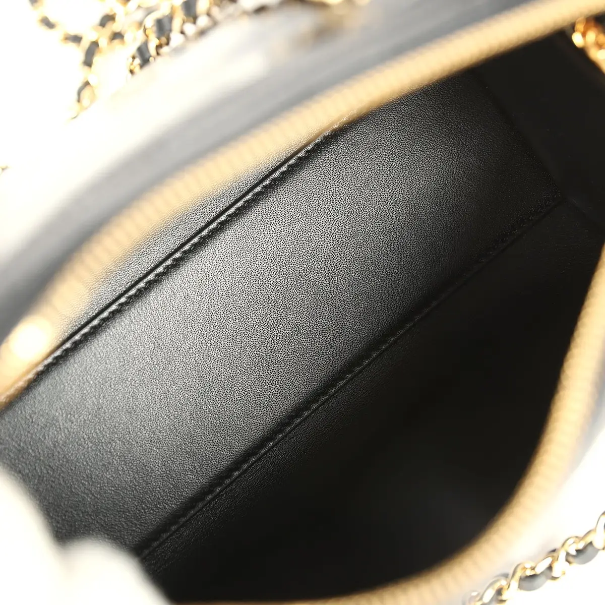 Chanel Chanel Mini Timeless Classic Barrel Bag with Chain Black Croc Embossed Calfskin Gold Hardware | Thumbnail 9