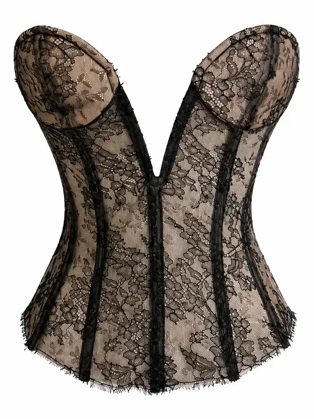 LaQuan Smith Lace Bustier