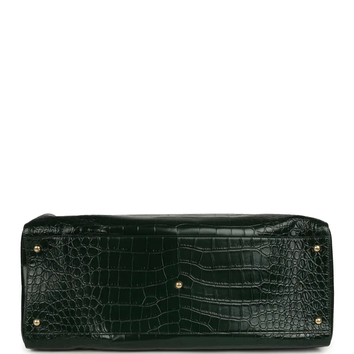 Chanel Chanel XXL "It Girl" Shopping Tote Dark Green Croc Embossed Calfskin Gold Hardware | Thumbnail 7