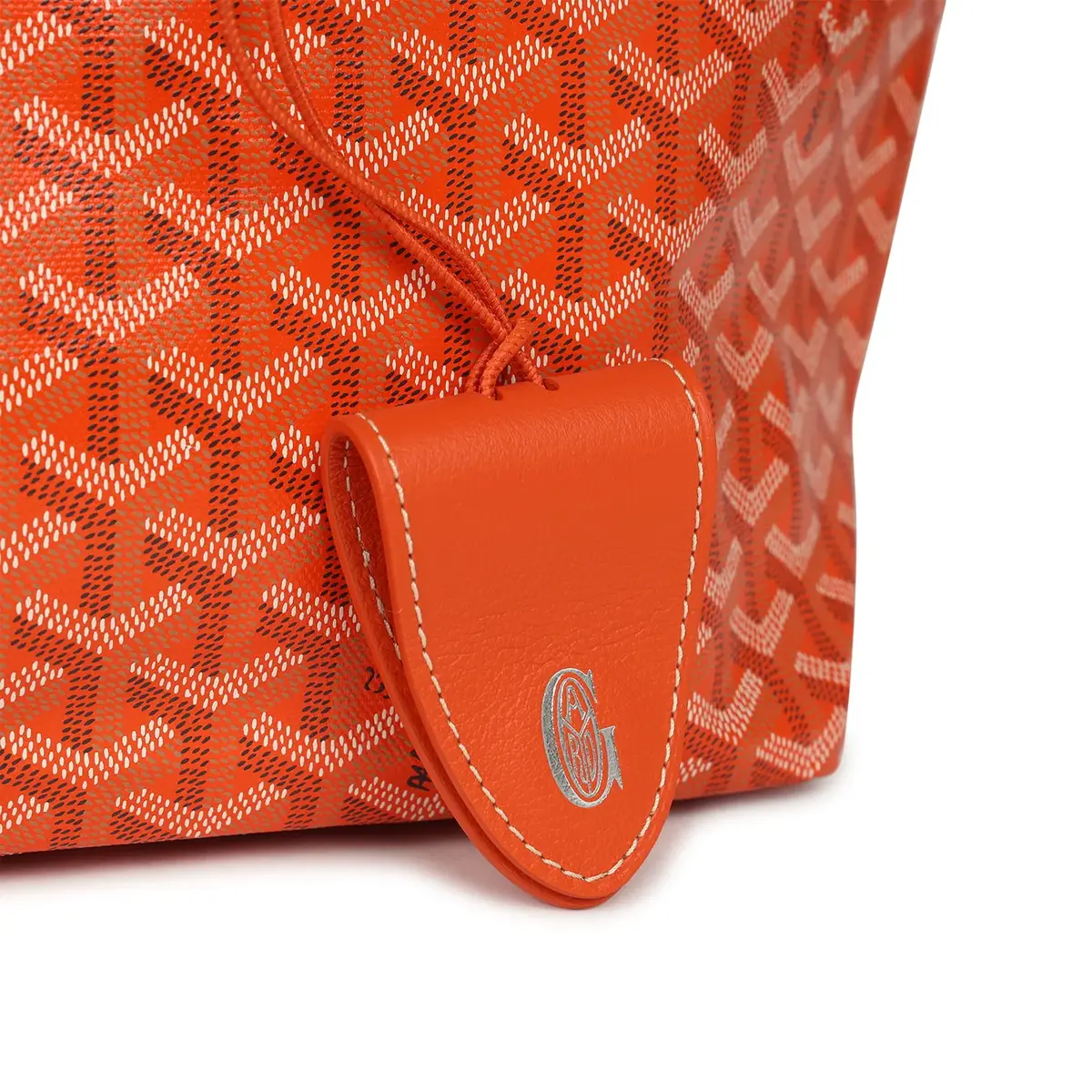 goyard Goyard Goyardine Canvas Orange Saint Louis PM Tote Palladium Hardware | Thumbnail 7 goyard Goyard Goyardine Canvas Orange Saint Louis PM Tote Palladium Hardware | Thumbnail 7