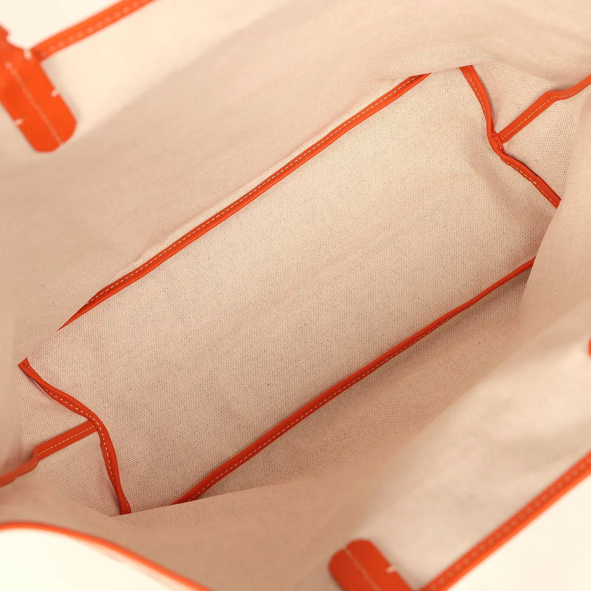 goyard Goyard Goyardine Canvas Orange Saint Louis PM Tote Palladium Hardware | Thumbnail 9 goyard Goyard Goyardine Canvas Orange Saint Louis PM Tote Palladium Hardware | Thumbnail 9