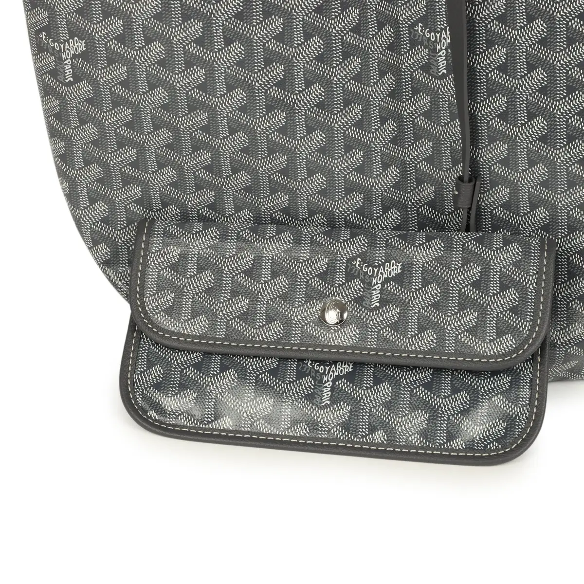 goyard Goyard Goyardine Grey St. Louis GM Tote Bag Palladium Hardware | Thumbnail 4 goyard Goyard Goyardine Grey St. Louis GM Tote Bag Palladium Hardware | Thumbnail 4