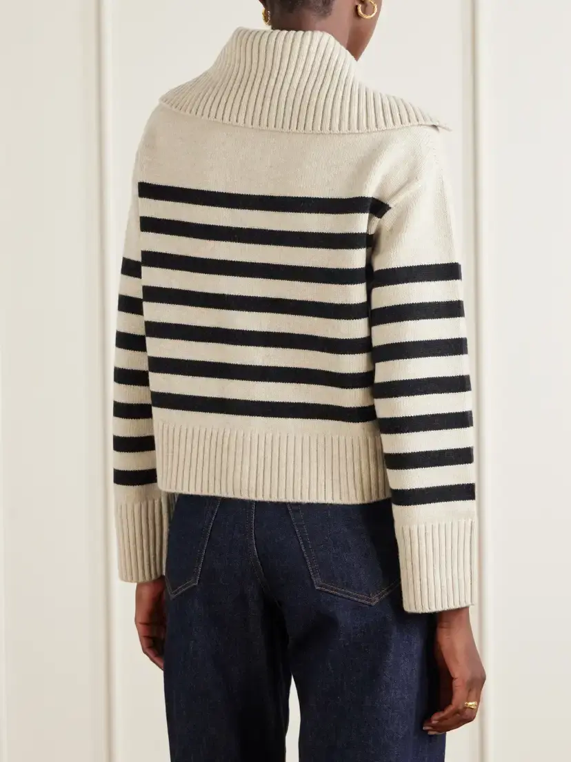 Altuzarra Rainger Striped Wool-blend Cardigan | Thumbnail 3 Altuzarra Rainger Striped Wool-blend Cardigan | Thumbnail 3