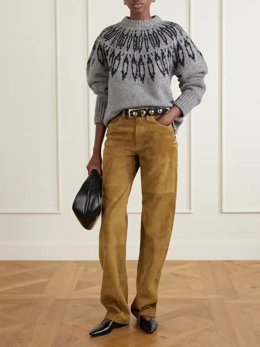 Altuzarra Coleman Intarsia-knitted Wool Sweater | Thumbnail 2 Altuzarra Coleman Intarsia-knitted Wool Sweater | Thumbnail 2