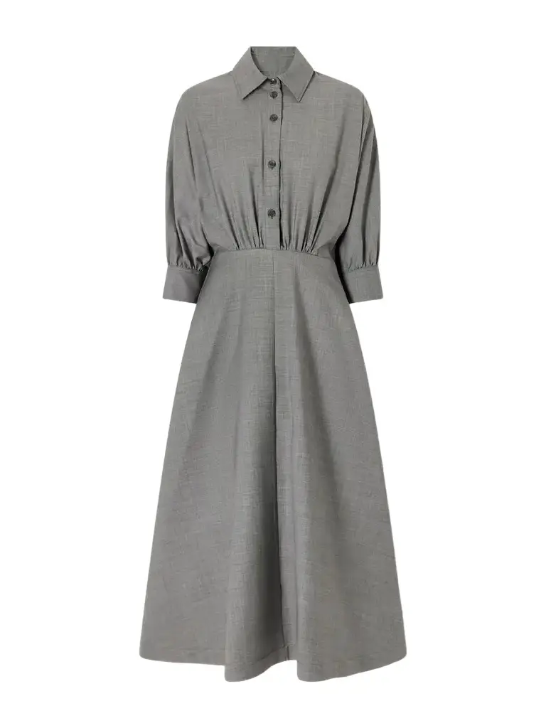 Altuzarra Eleanor Wool-blend Midi Dress | Image 1 Altuzarra Eleanor Wool-blend Midi Dress | Image 1