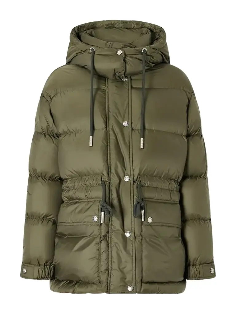 Moncler Sesie Hooded Quilted Shell Down Jacket | Image 1 Moncler Sesie Hooded Quilted Shell Down Jacket | Image 1