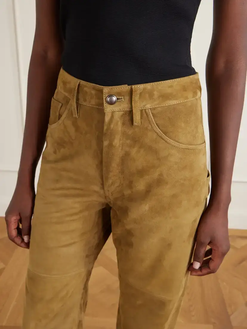 Altuzarra Mills Suede Straight-leg Pants | Thumbnail 5 Altuzarra Mills Suede Straight-leg Pants | Thumbnail 5