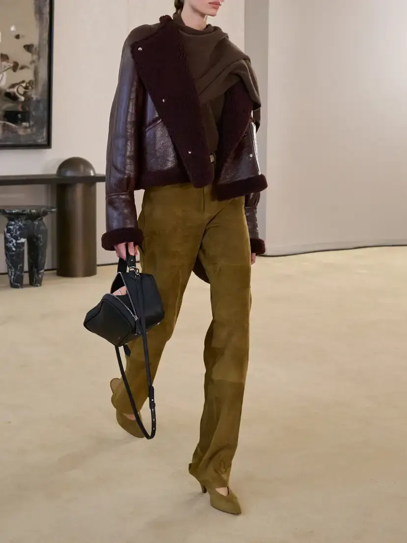 Altuzarra Mills Suede Straight-leg Pants | Thumbnail 6 Altuzarra Mills Suede Straight-leg Pants | Thumbnail 6