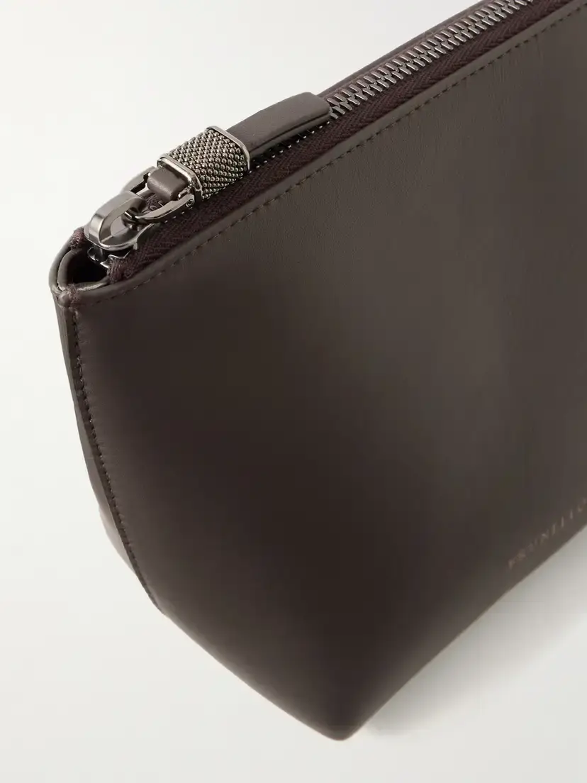 Brunello Cucinelli Bead-embellished Leather Cosmetic Case | Thumbnail 5 Brunello Cucinelli Bead-embellished Leather Cosmetic Case | Thumbnail 5