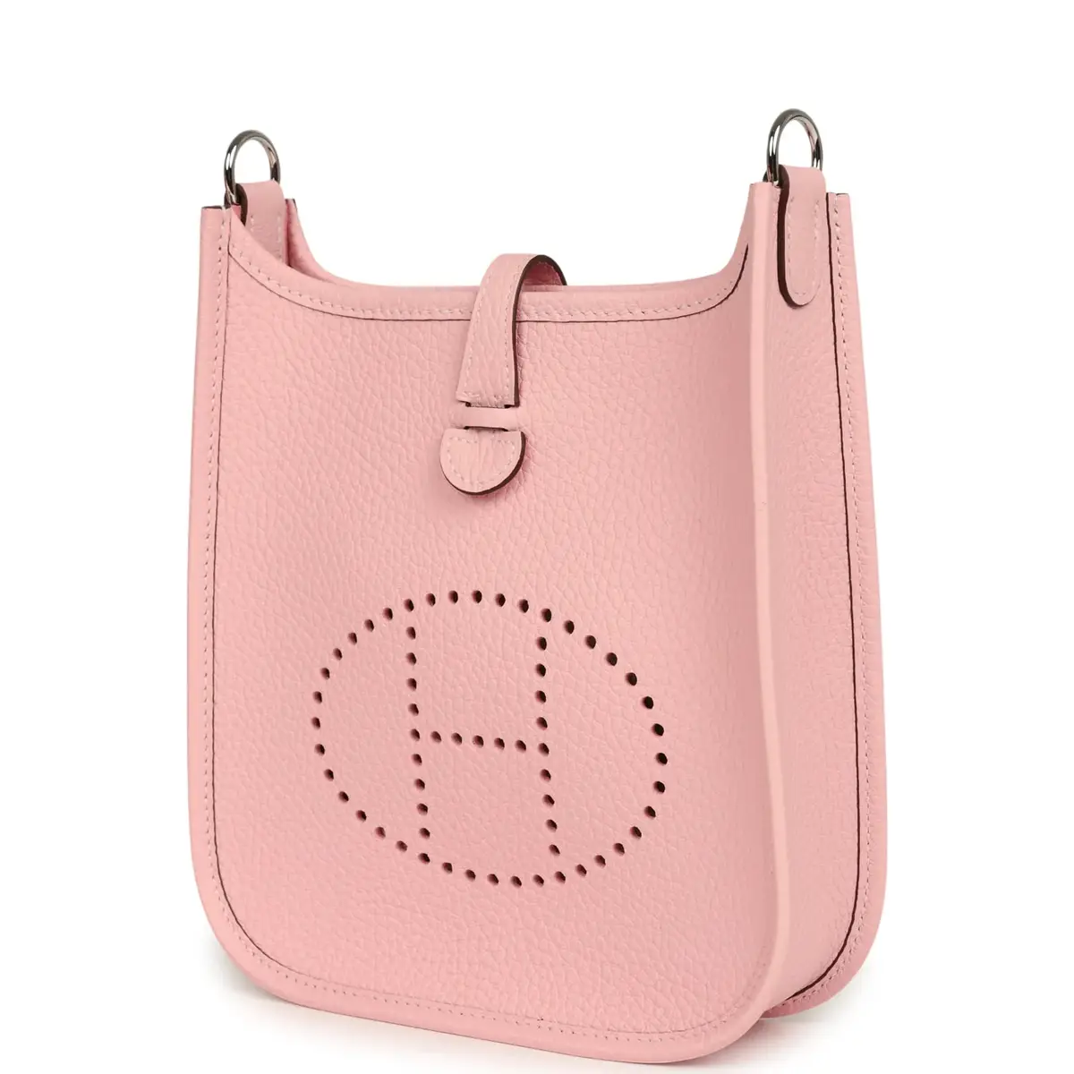 HERMÈS Hermes Evelyne TPM Rose Sakura Clemence Palladium Hardware | Thumbnail 5