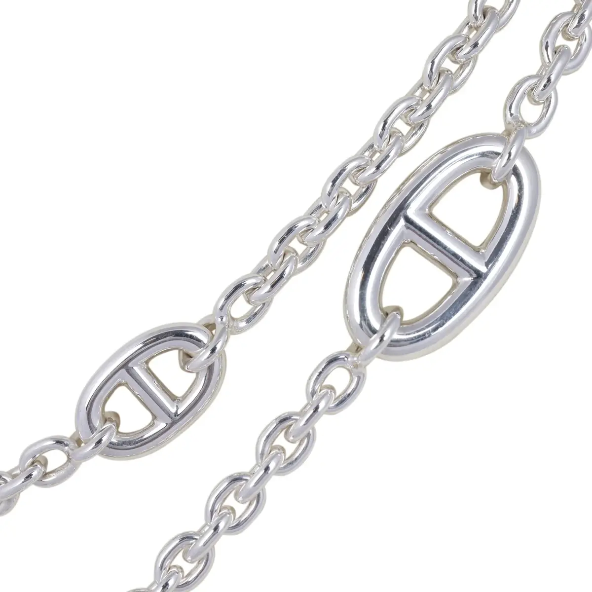 HERMÈS Hermes Farandole Rope Necklace 80cm Sterling Silver Hardware | Thumbnail 3 HERMÈS Hermes Farandole Rope Necklace 80cm Sterling Silver Hardware | Thumbnail 3