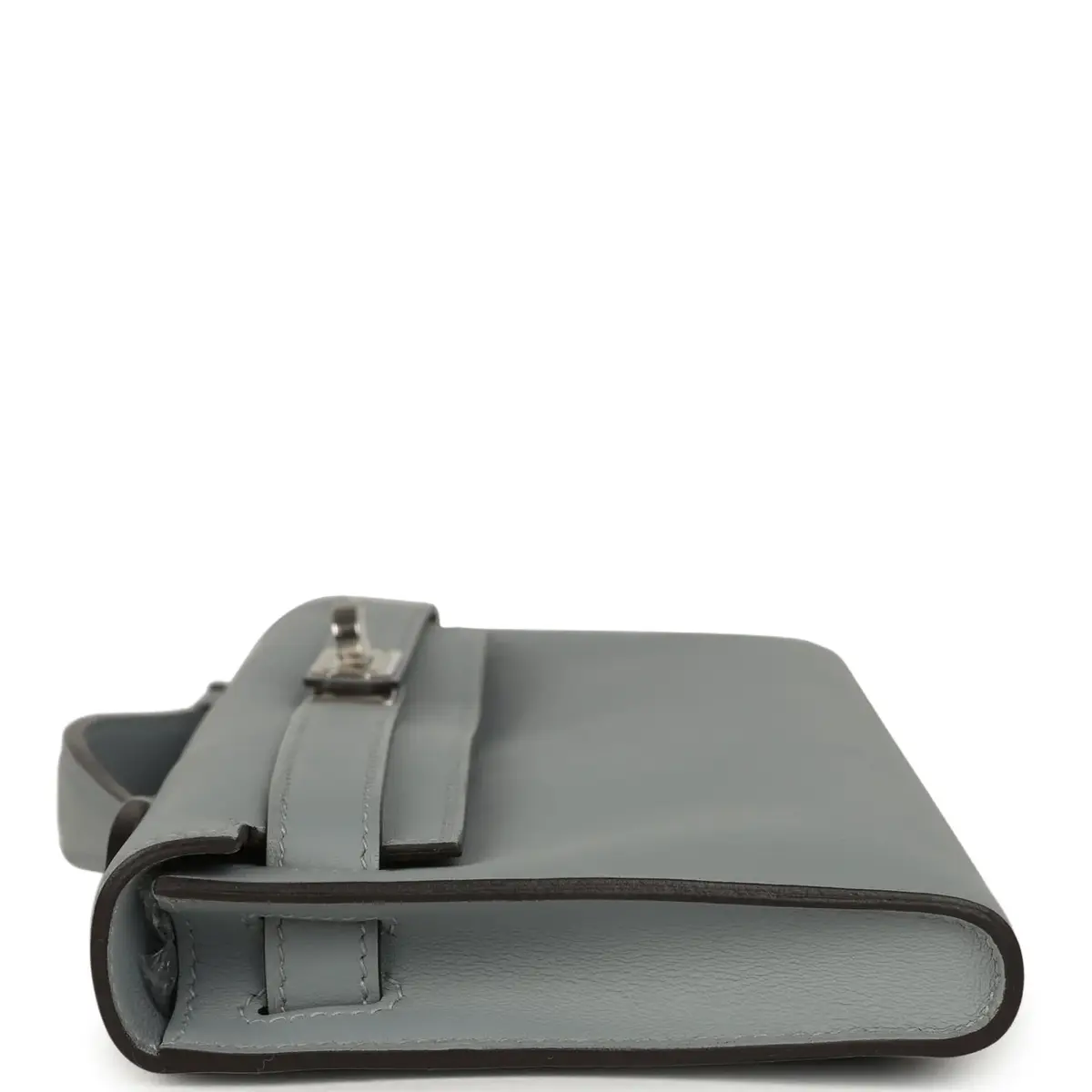 HERMÈS Hermes Kelly Cut Gris Pantin Swift Palladium Hardware | Thumbnail 5 HERMÈS Hermes Kelly Cut Gris Pantin Swift Palladium Hardware | Thumbnail 5