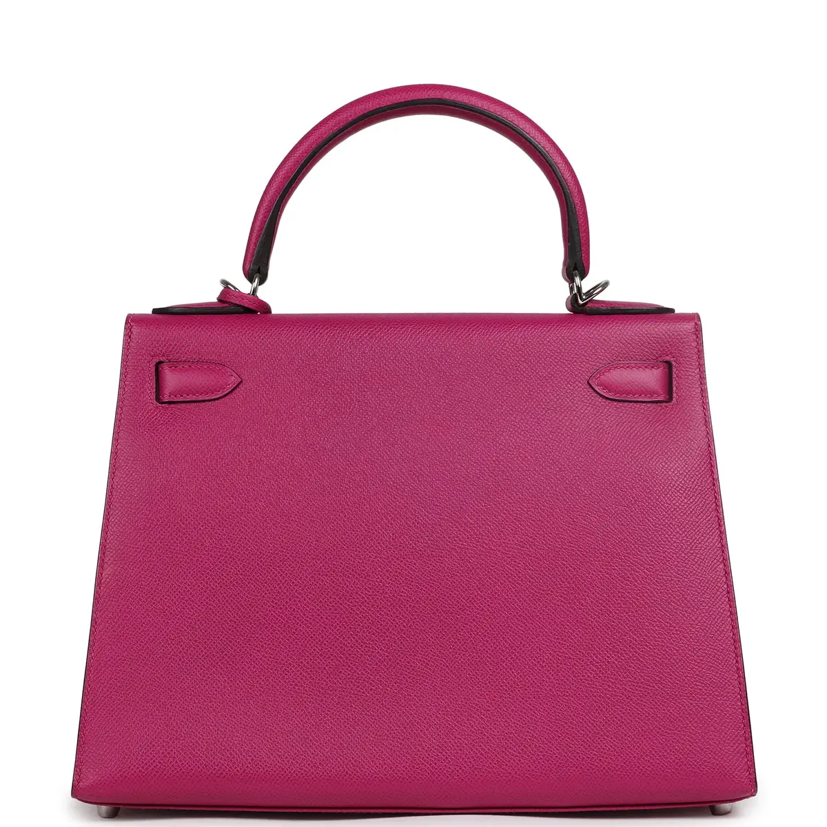 HERMÈS Pre-owned Hermes Kelly Sellier 28 Rose Pourpre Epsom Palladium Hardware | Thumbnail 4 HERMÈS Pre-owned Hermes Kelly Sellier 28 Rose Pourpre Epsom Palladium Hardware | Thumbnail 4