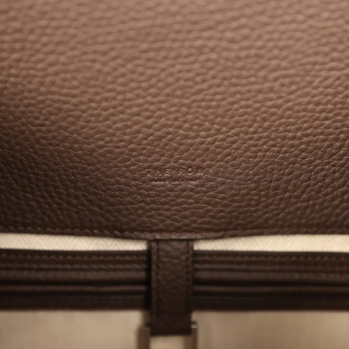 The Row The Row Soft Margaux 17 Bag Deep Brown Calfskin Silver Hardware | Thumbnail 11