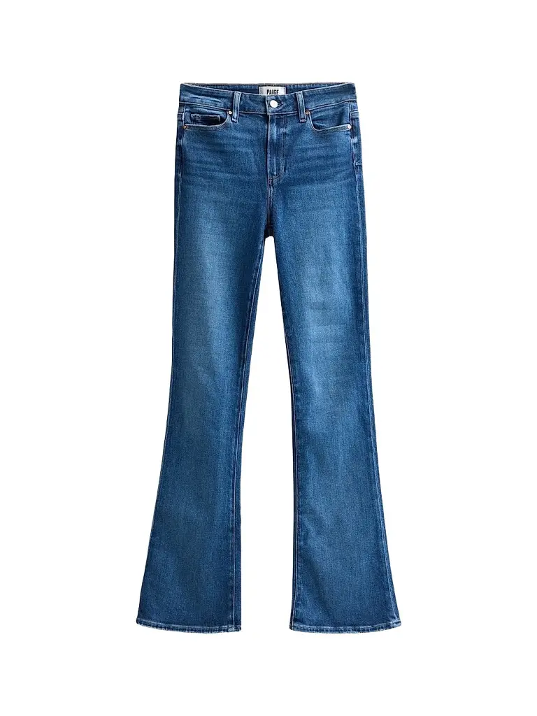 PAIGE Women's Laurel Canyon High-Rise Jeans - Acapella | Image 1 PAIGE Women's Laurel Canyon High-Rise Jeans - Acapella | Image 1