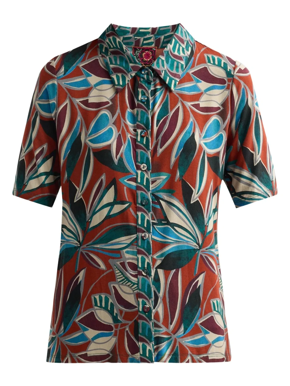 Women's The Janie Favorite Printed Fitted Shirt