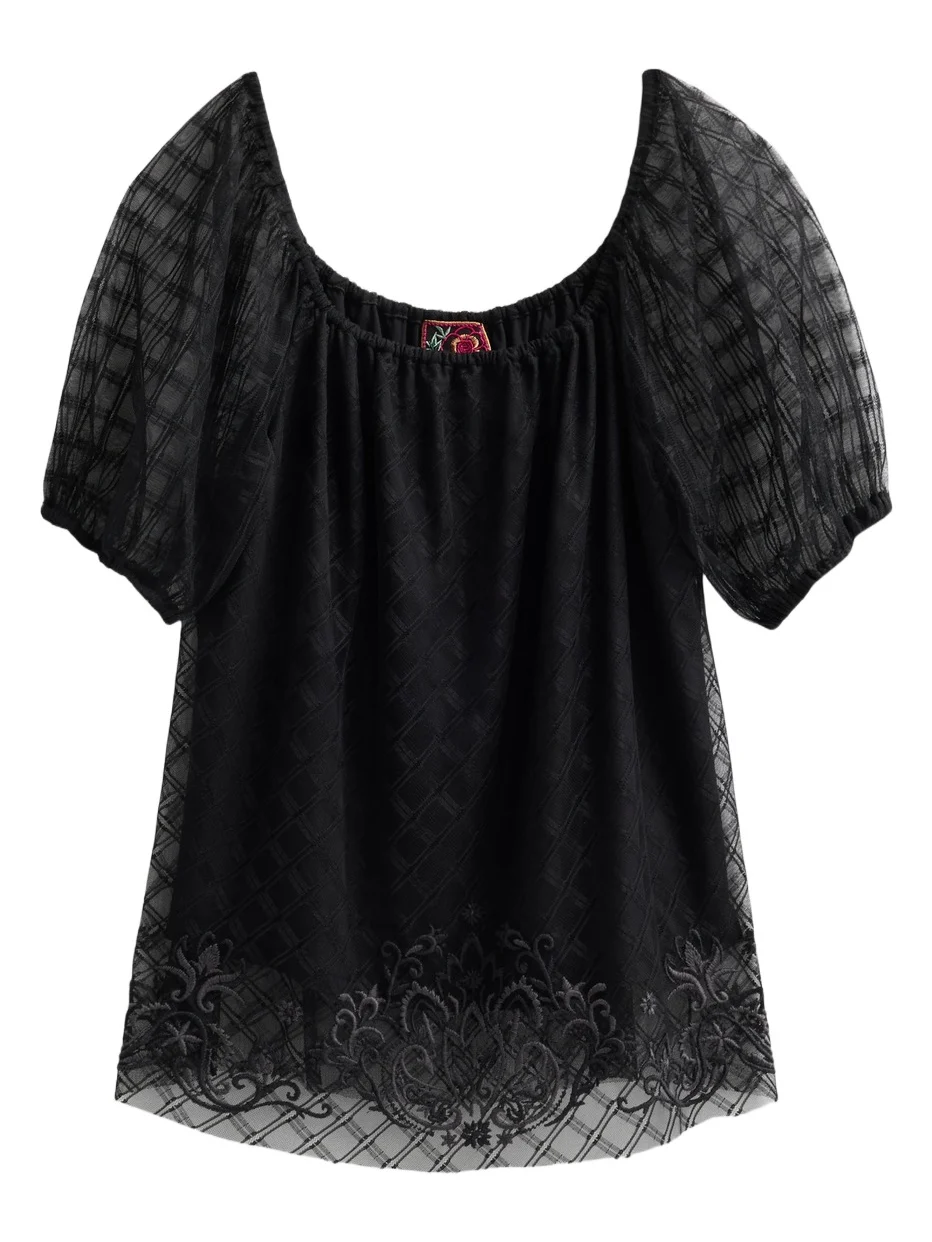 Women's Amarrah Mesh Blouse Women's Amarrah Mesh Blouse