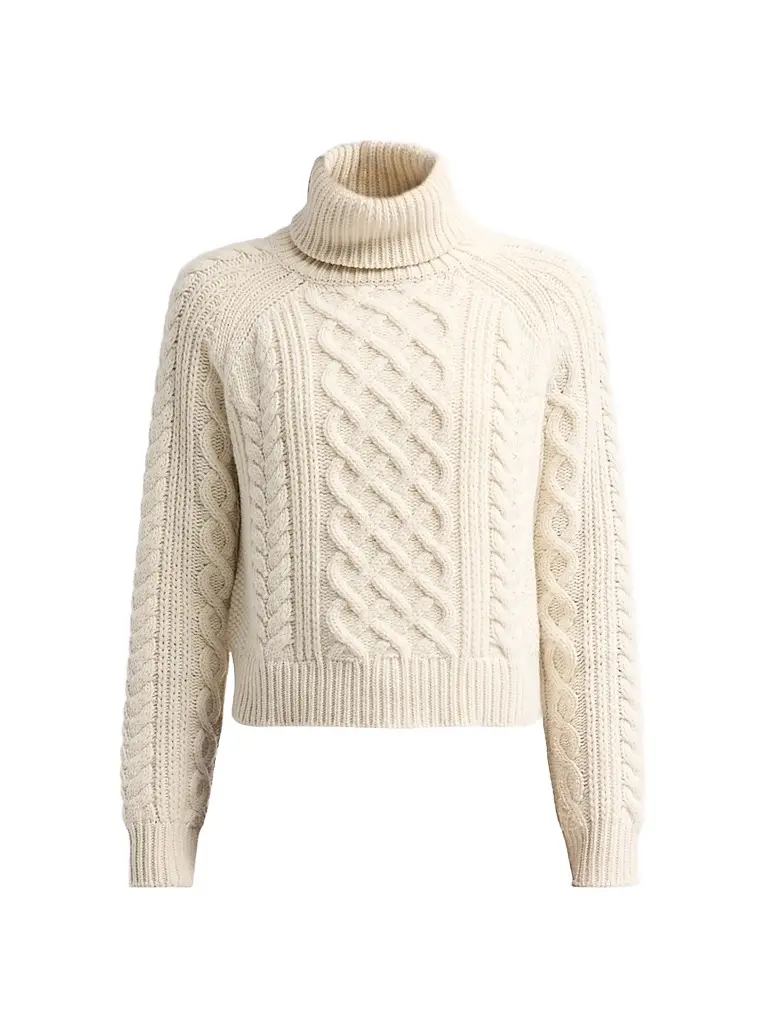 Nili Lotan Women's Ezren Wool Cable-Knit Sweater - | Image 1 Nili Lotan Women's Ezren Wool Cable-Knit Sweater - | Image 1