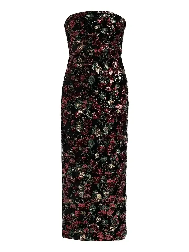Ramy Brook Women's Natalie Embellished Strapless Midi Dress