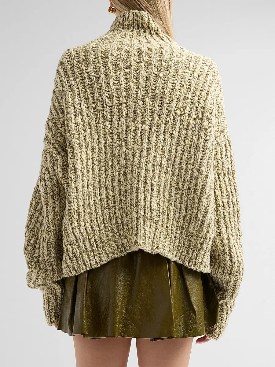 Ulla Johnson Women's Albie Knit Turtleneck Sweater | Thumbnail 3