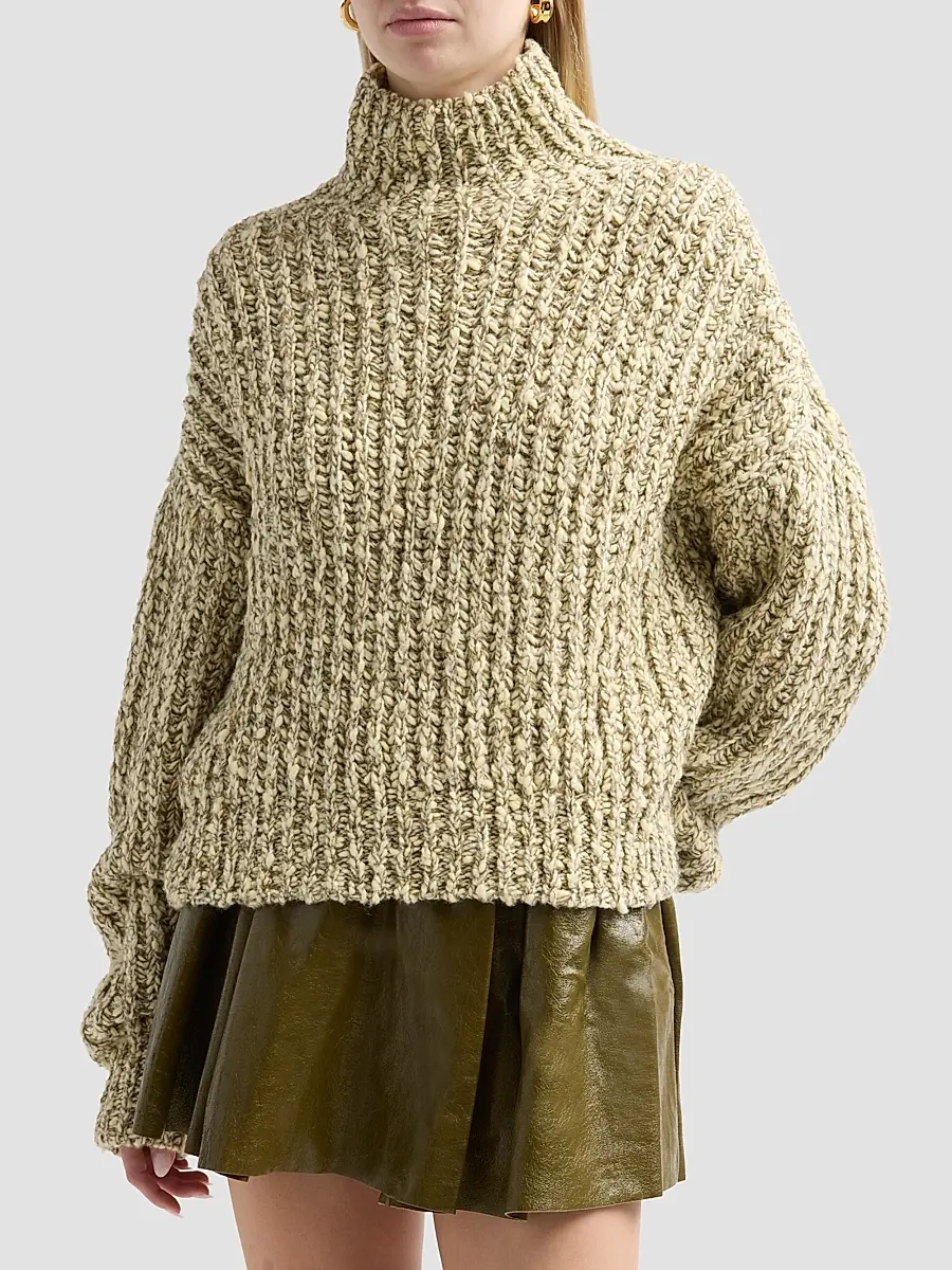 Ulla Johnson Women's Albie Knit Turtleneck Sweater | Thumbnail 4