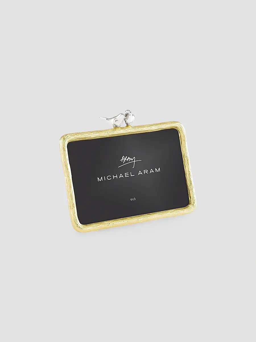 Michael Aram Lovebirds Silver & Gold 4" x 6" Frame | Thumbnail 4