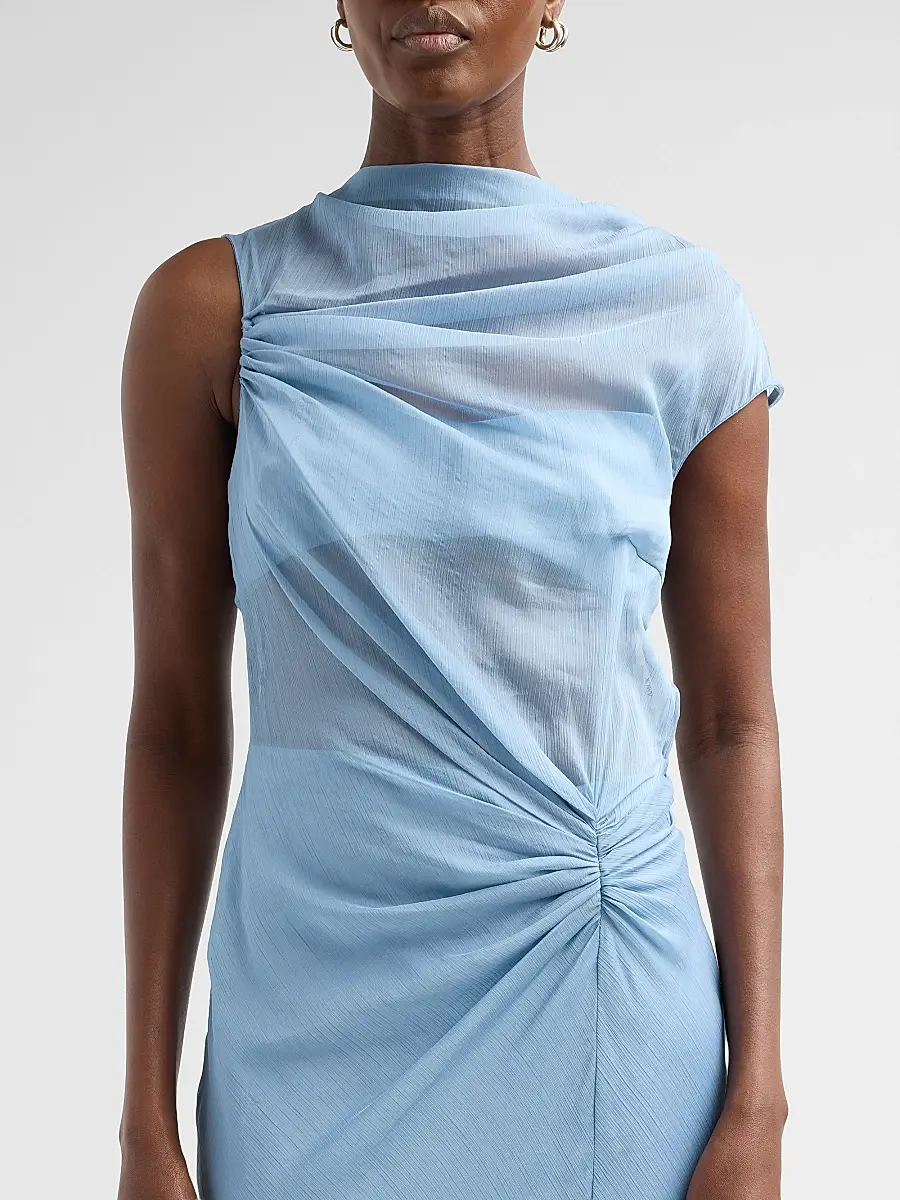 Amur Women's Amille Sheer Gown | Thumbnail 5 Amur Women's Amille Sheer Gown | Thumbnail 5